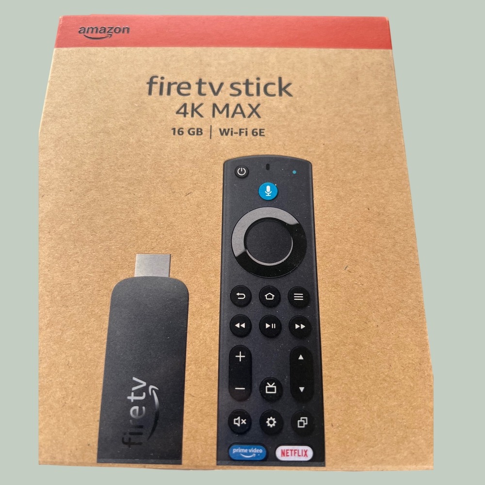 Amazon Fire TV Stick 4K Max 16GB Wi-Fi 6E Streaming Media Player New